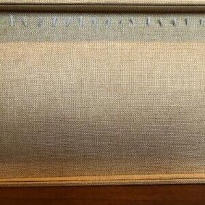 BOCAR Sackcloth 17 Hooks Display Showcase Organizer Holder